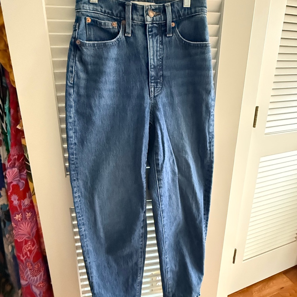 Madewell Balloon Blue Denim Jeans